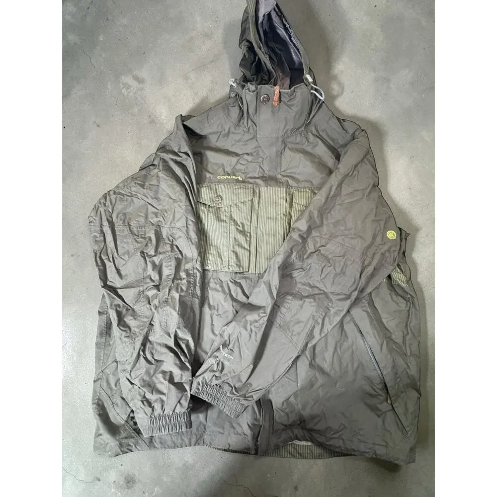 Columbia Convert Jacket Mens XXL Olive BASE TRX Waterproof Ski Snowboard Snow